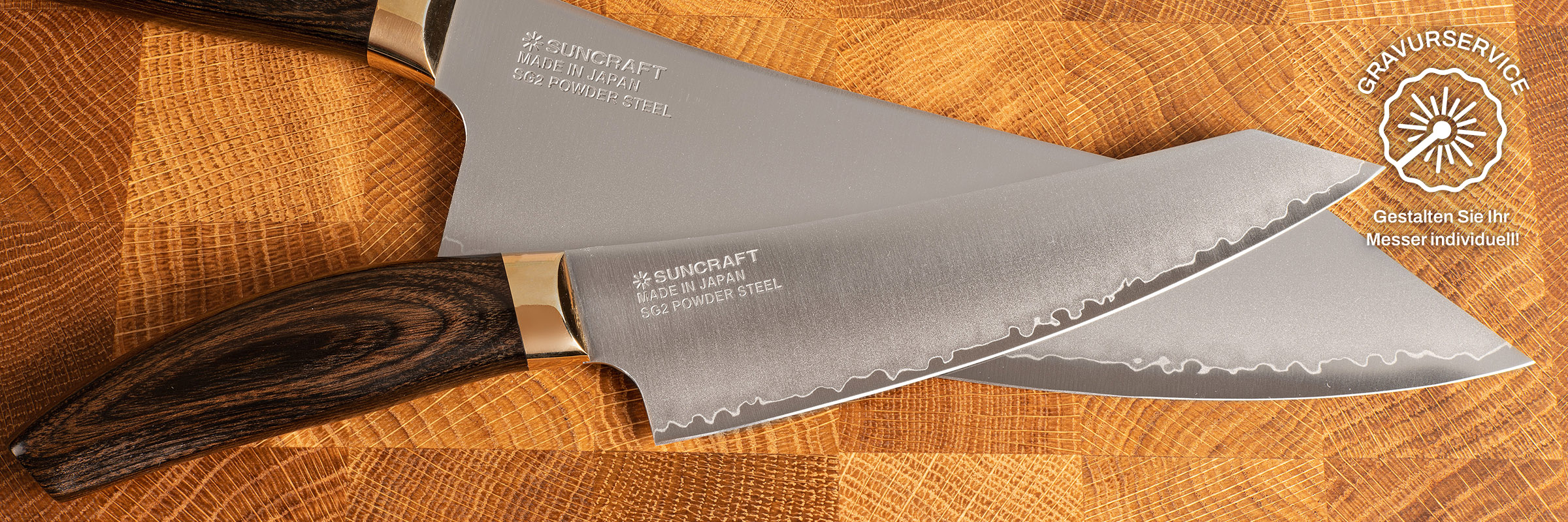 Suncraft Pulverstahl Kochmesser Elegancia