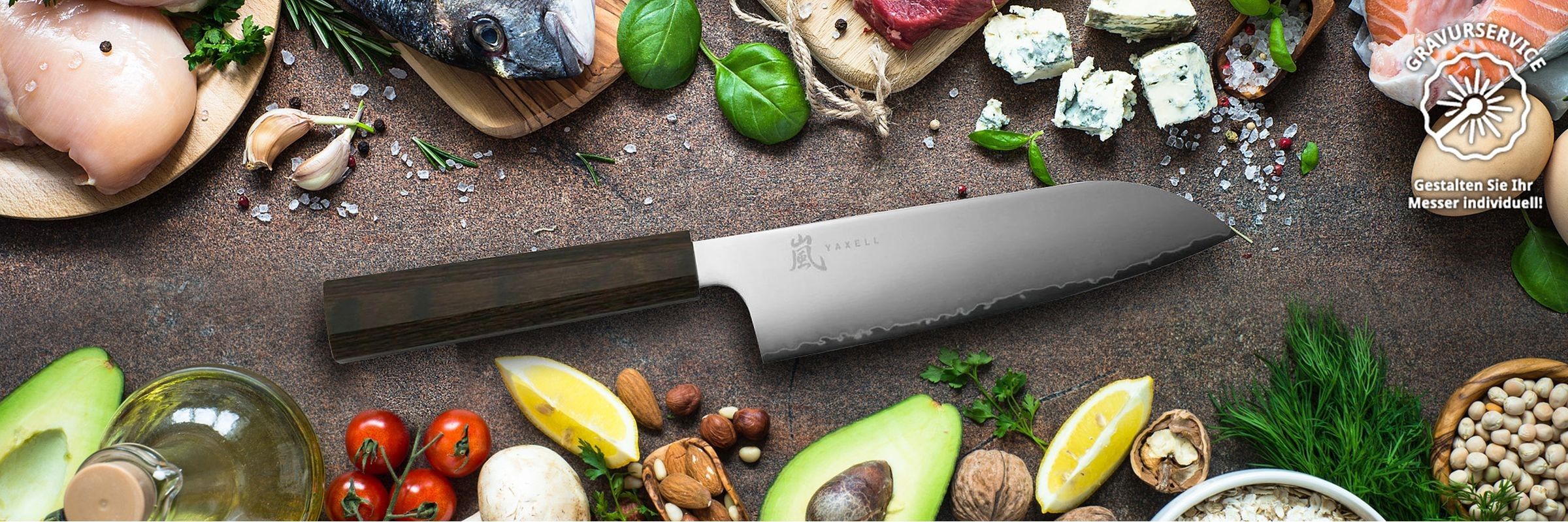 Yaxell Hana 3 Lagen Messer - Messer Holdorf Berlin