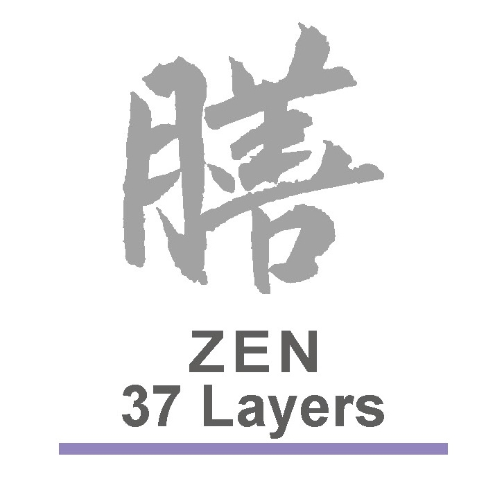Yaxell ZEN 37 Lagen Damast Messer Logo