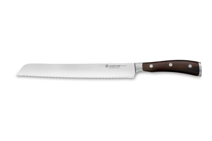 Wüsthof Ikon Brotmesser Präzisionsdoppelwelle 23 cm 1010531123 Wüsthof Ikon Brotmesser Präzisionsdoppelwelle 23 cm 1010531123
