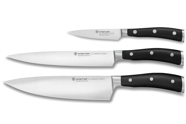 Wüsthof Classic Ikon Messerset 3-teilig 1120360301 Wüsthof Classic Ikon Messerset 3-teilig 1120360301