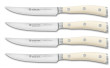 Wüsthof Classic Ikon weiß Steakmesserset 4-teilig 1120460401 Wüsthof Classic Ikon weiß Steakmesserset 4-teilig 1120460401