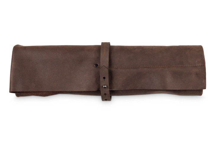 Wunschleder Messertasche für 6 Messer gewachstes Rindsleder braun "6 Köcher" Wunschleder Messertasche für 6 Messer gewachstes Rindsleder braun "6 Köcher"