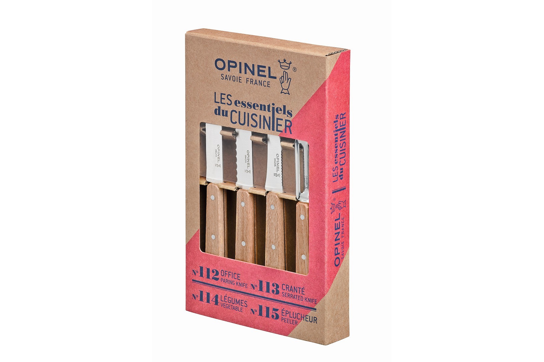 Opinel Box 4-teilig "Les Essentiels" 254152