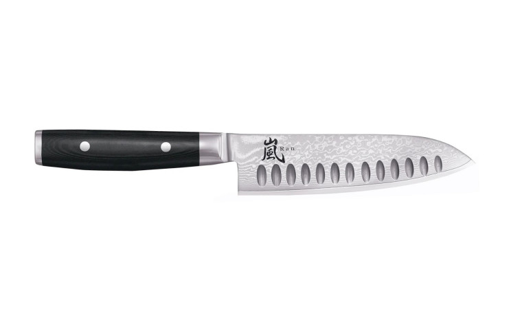 Yaxell RAN 69 Santoku-Messer Kullenschliff 16,5 cm 36018 Yaxell RAN 69 Santoku-Messer Kullenschliff 16,5 cm 36018