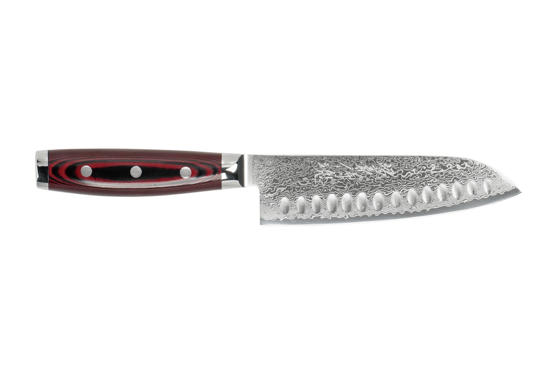 Yaxell Super GOU 161 Santoku-Messer Kullenschliff  16,5 cm 37101G