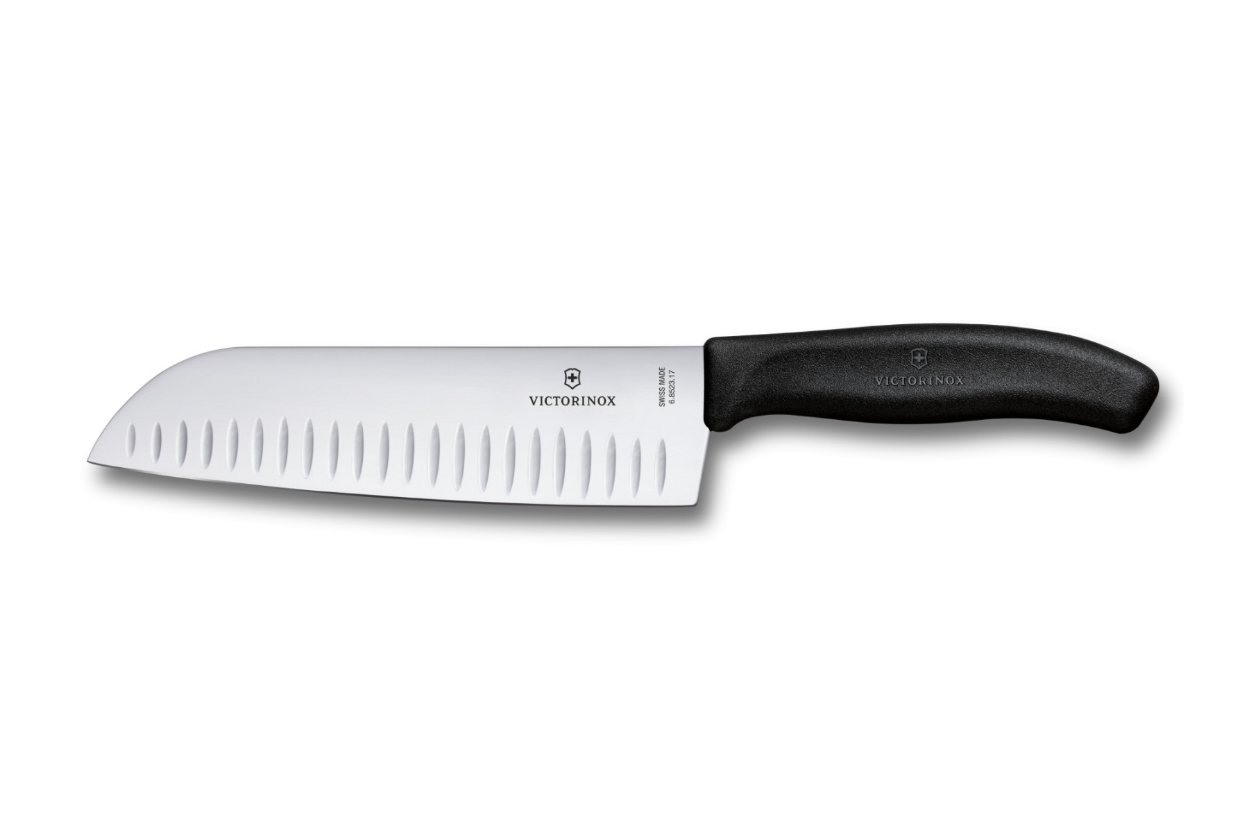 6.8523.17B Santoku-Messer Kullenschliff 17 cm "Swiss Classic"