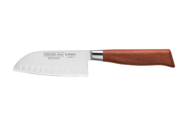 Burgvogel kleines Santoku-Messer 13 cm Kullenschliff "Nature Line" 6100.906.13.6 Burgvogel kleines Santoku-Messer 13 cm Kullenschliff "Nature Line" 6100.906.13.6
