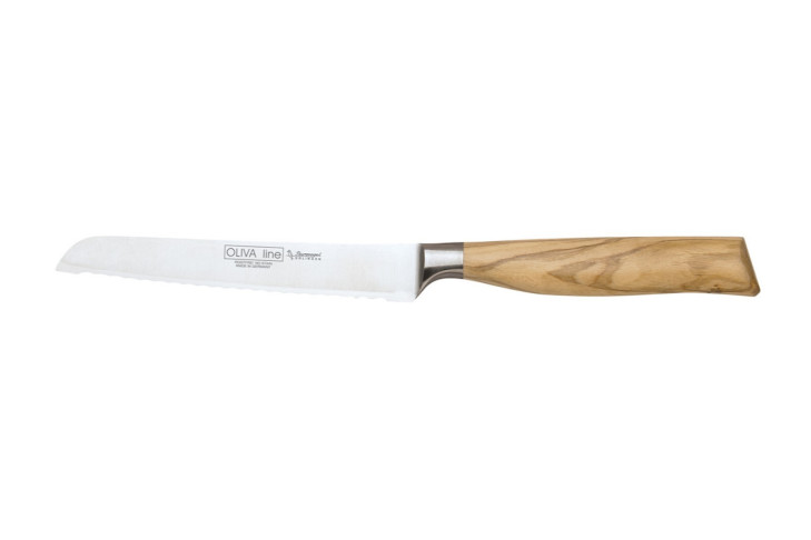 Burgvogel Brötchenmesser 13 cm Wellenschliff "Oliva Line" 6750.926.13.2 Burgvogel Brötchenmesser 13 cm Wellenschliff "Oliva Line" 6750.926.13.2