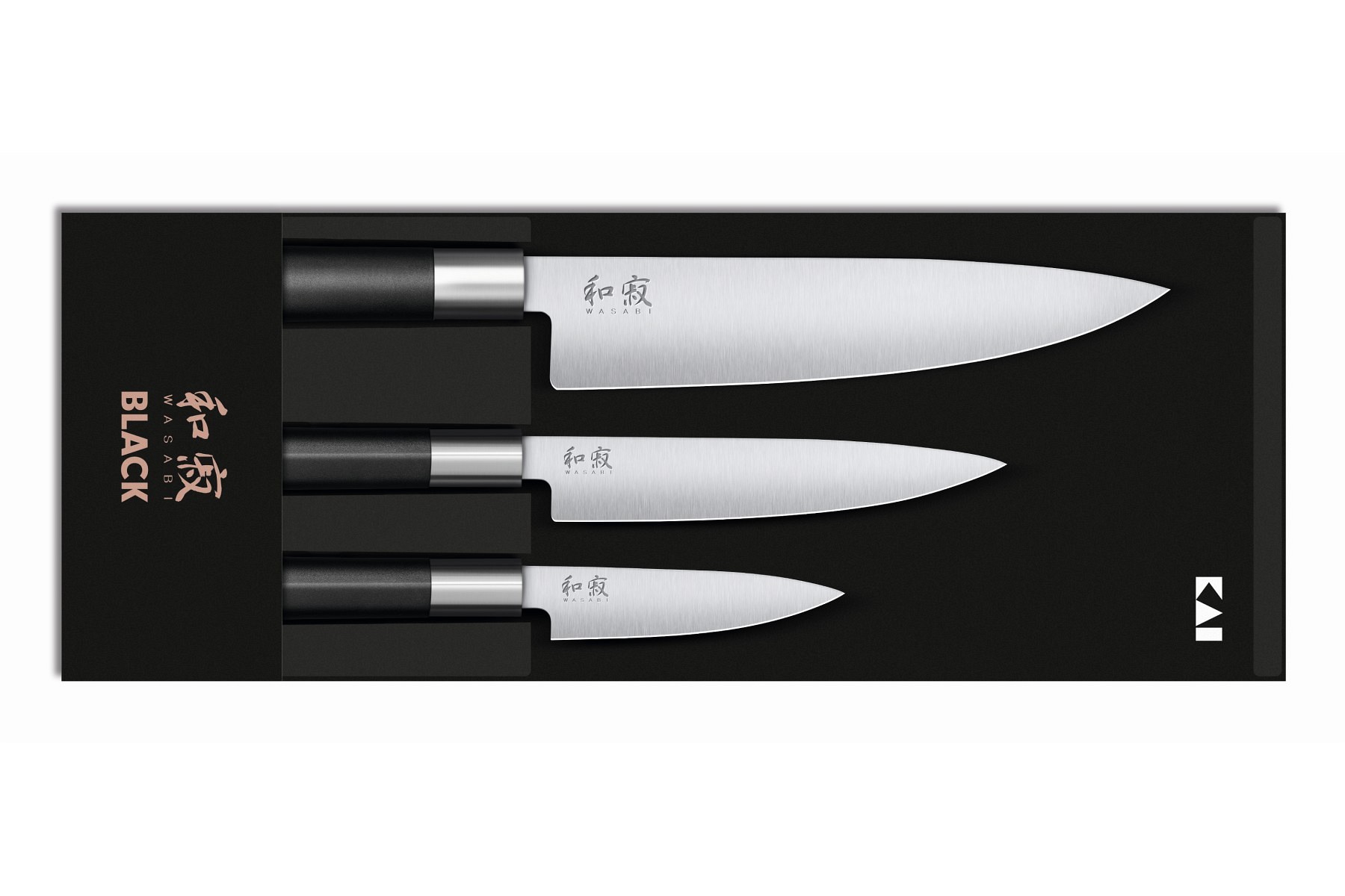 67S-300 Messerset 3-teilig "Wasabi Black"