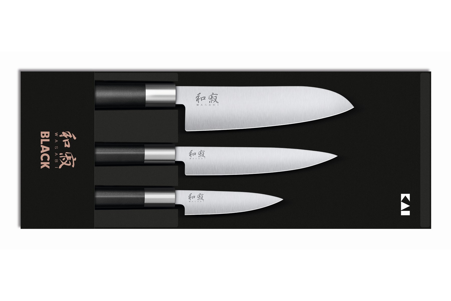 67S-310 Messerset 3-teilig "Wasabi Black"