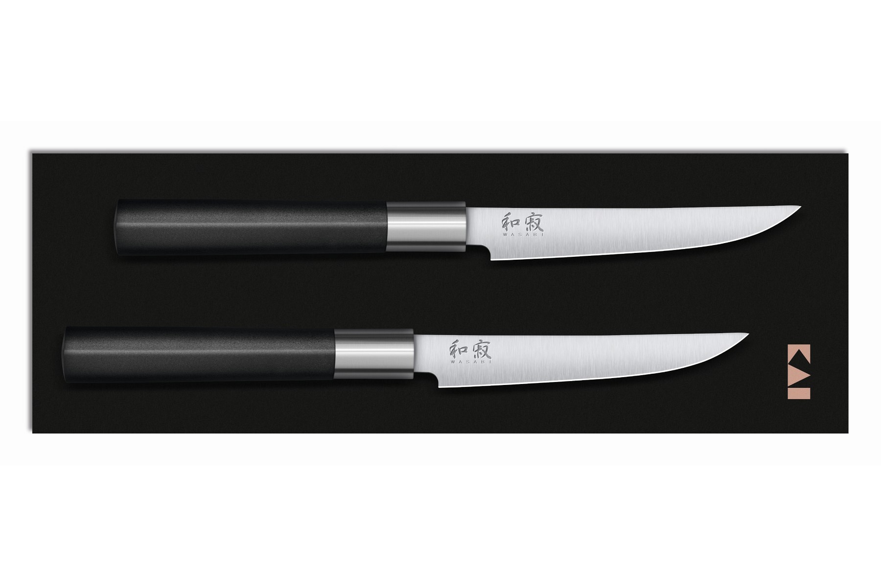 67S-400 Steakmesserset 2-teilig "Wasabi Black"