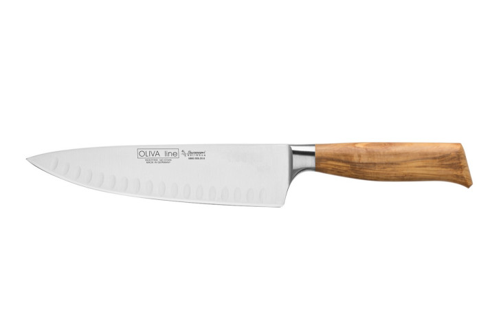 Burgvogel Kochmesser 20 cm Kullenschliff "Oliva Line" 6860.926.20.6 Burgvogel Kochmesser 20 cm Kullenschliff "Oliva Line" 6860.926.20.6
