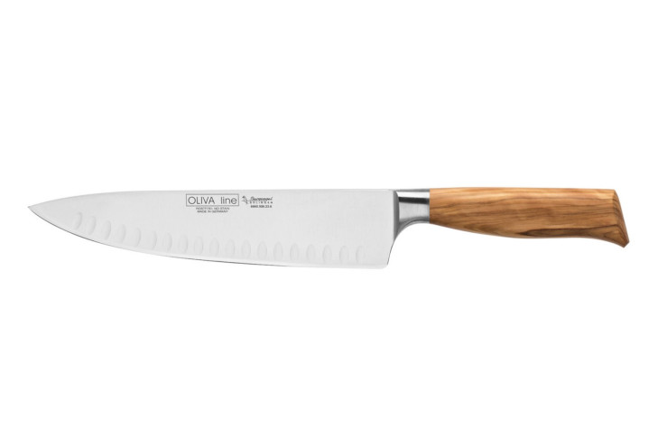 Burgvogel Kochmesser 23 cm Kullenschliff "Oliva Line" 6860.926.23.6 Burgvogel Kochmesser 23 cm Kullenschliff "Oliva Line" 6860.926.23.6