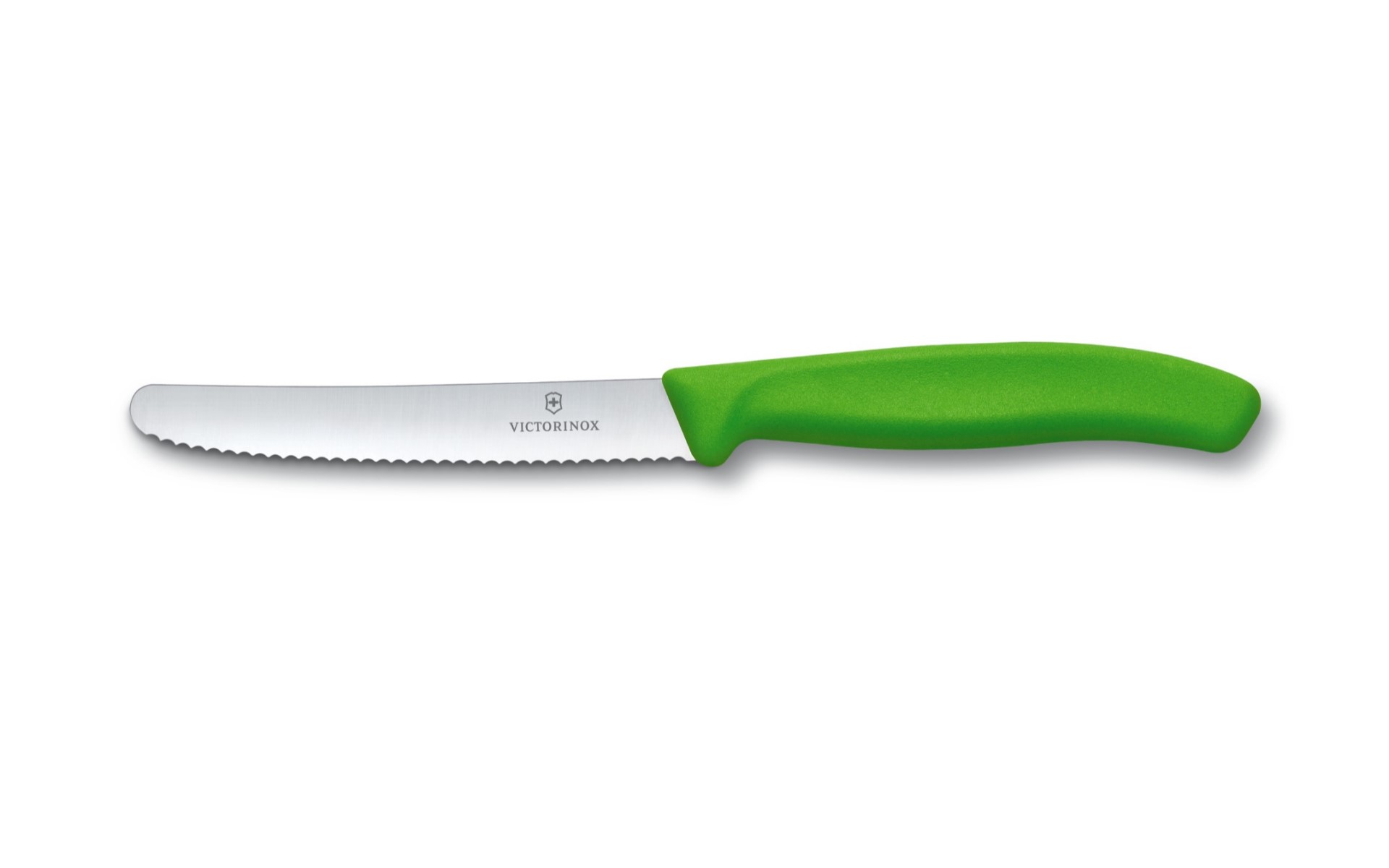 Couteaux Victorinox Swiss Classic Set 6 Pièces – Couteaux Tomates & Table Dentelés – Multicolore Fun – Acier Inox Suisse – Cadeau Cuisine Enfant Adulte