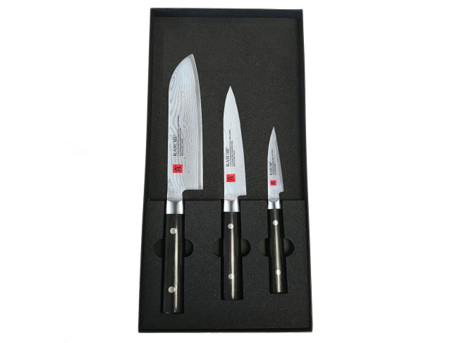 KASUMI Damast Messerset 3-teilig 8918158 KASUMI Damast Messerset 3-teilig 8918158