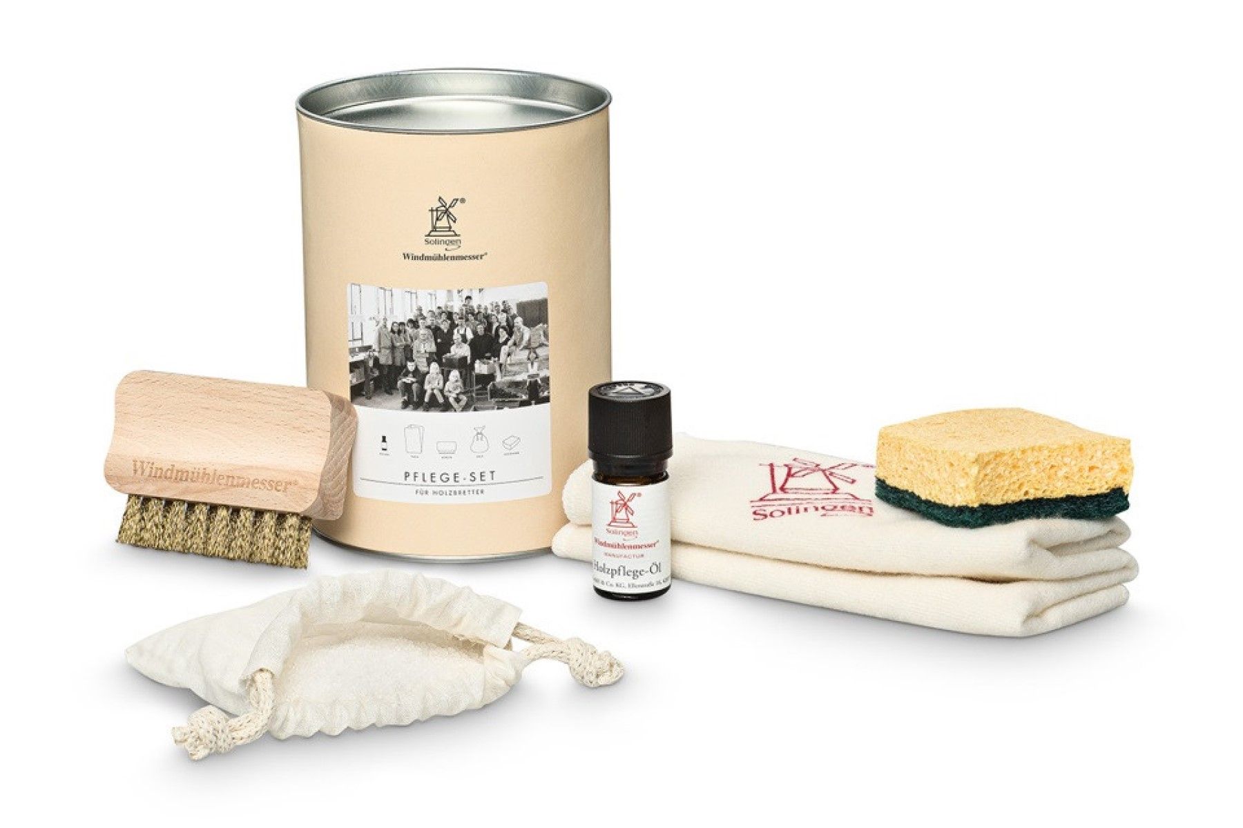 9200,100,00 Pflegeset für Holzbretter "Windmühle"