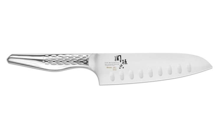 KAI Seki Magoroku Shoso Santoku Messer Kullenschliff 16,5 cm AB-5157 KAI Seki Magoroku Shoso Santoku Messer Kullenschliff 16,5 cm AB-5157