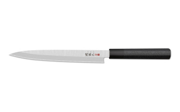 AK-5077 Yanagiba-Messer 21 cm "Seki Magoroku Hekiju"
für Linkshänder AK-5077 Yanagiba-Messer 21 cm "Seki Magoroku Hekiju"
für Linkshänder
