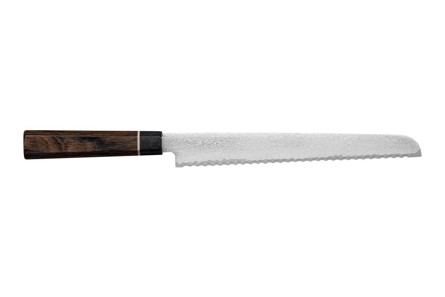 Senzo Black Damast Brotmesser 22 cm BD-06