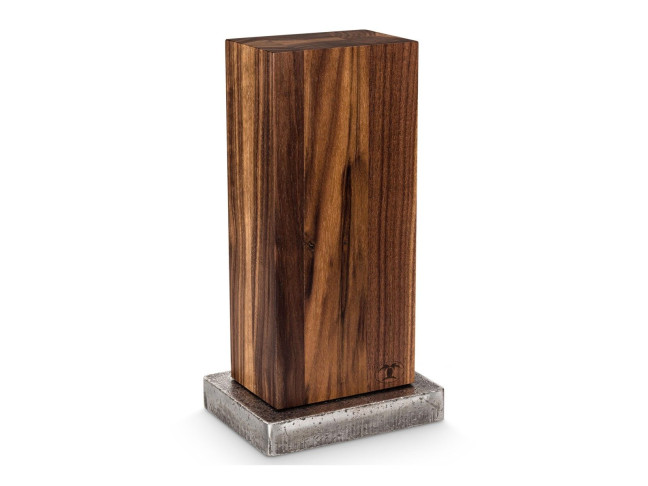 Blockwerk Messerblock 6er Nussbaum/Stahl für 6 Messer Blockwerk Messerblock 6er Nussbaum/Stahl für 6 Messer