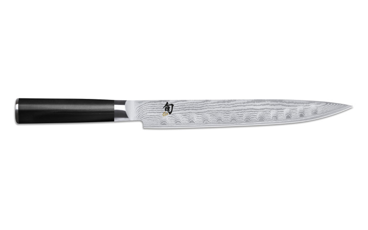 KAI Shun Schinkenmesser Kullenschliff 23 cm DM-0720 KAI Shun Schinkenmesser Kullenschliff 23 cm DM-0720