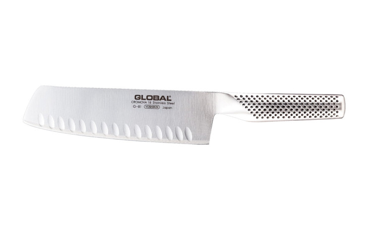 Global Nakiri- Gemüsemesser Kulle 18 cm G-81 Global Nakiri- Gemüsemesser Kulle 18 cm G-81