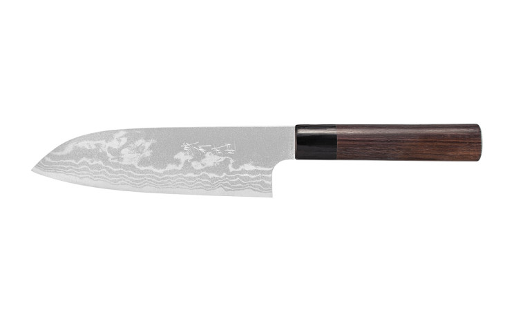 Sirou Kamo Damast Santoku-Messer 18 cm G-3 Sirou Kamo Damast Santoku-Messer 18 cm G-3