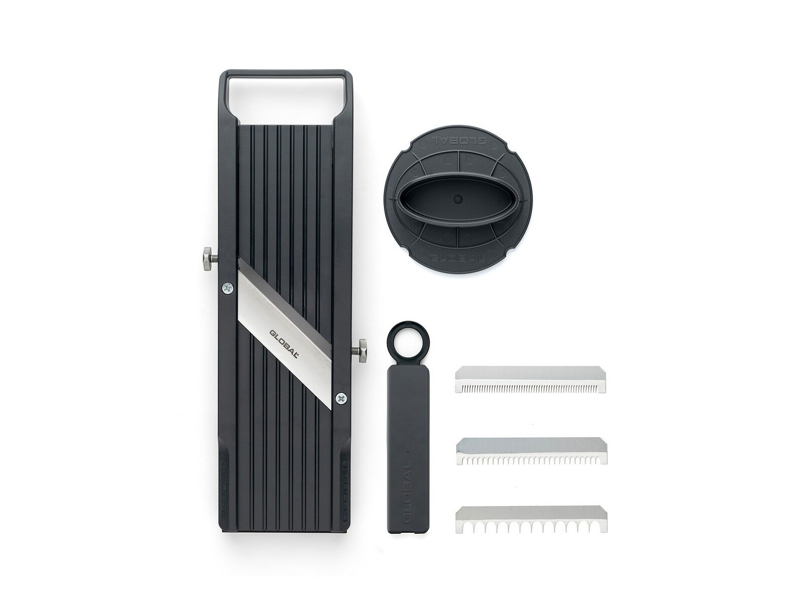 Global Gemüsehobel / Mandoline Schwarz GSL-64/BC