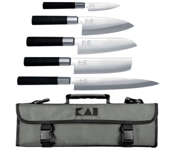 KAI Wasabi Black Messerset 6-teilig Japan KAI Wasabi Black Messerset 6-teilig Japan