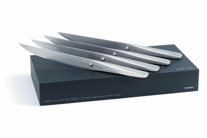 P-16 CHROMA type 301 Steakmesserset 4-teilig P-16 CHROMA type 301 Steakmesserset 4-teilig
