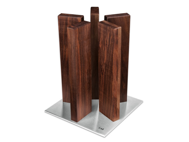 KAI Magnet-Messerblock Stonehenge Walnuss/Edelstahl STH-5 KAI Magnet-Messerblock Stonehenge Walnuss/Edelstahl STH-5