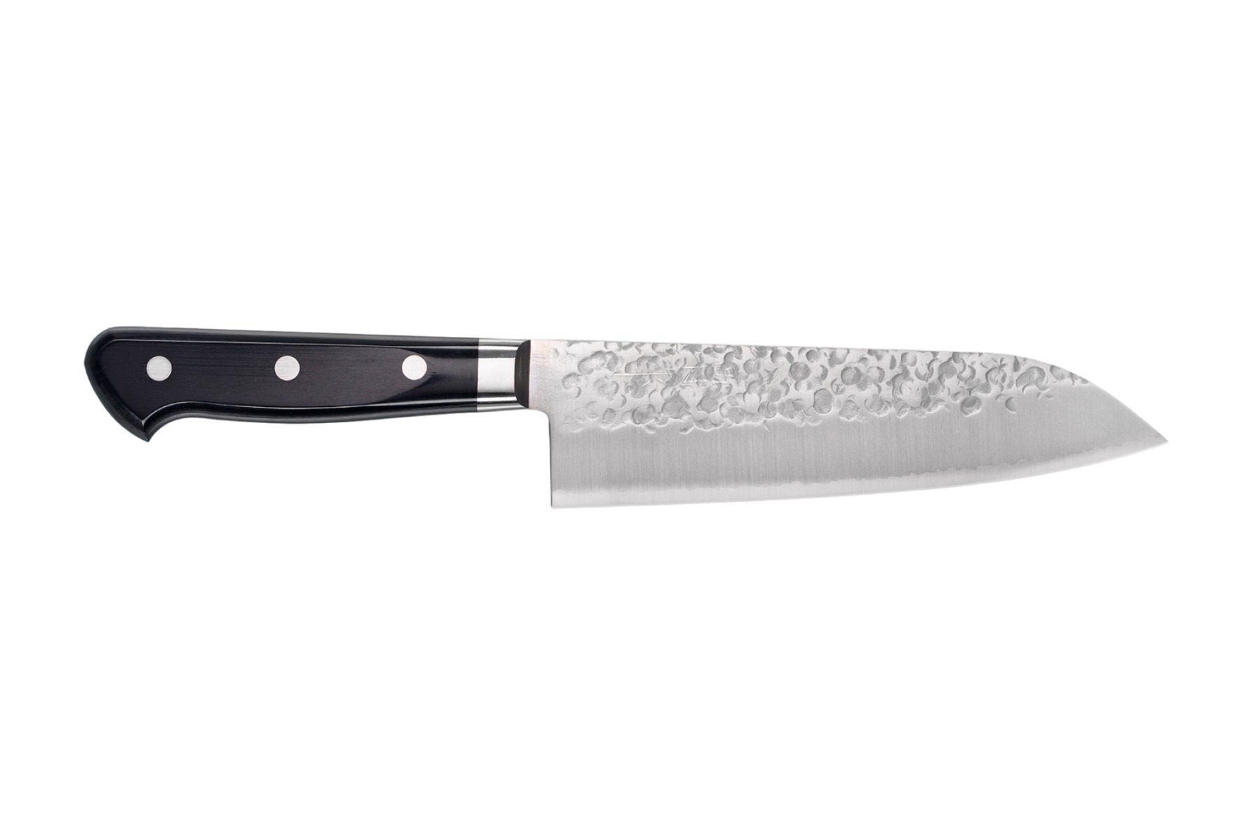 Takamura Santoku Messer 3 Lagen Hammerschlag 16,5 cm VG10 Stahl 